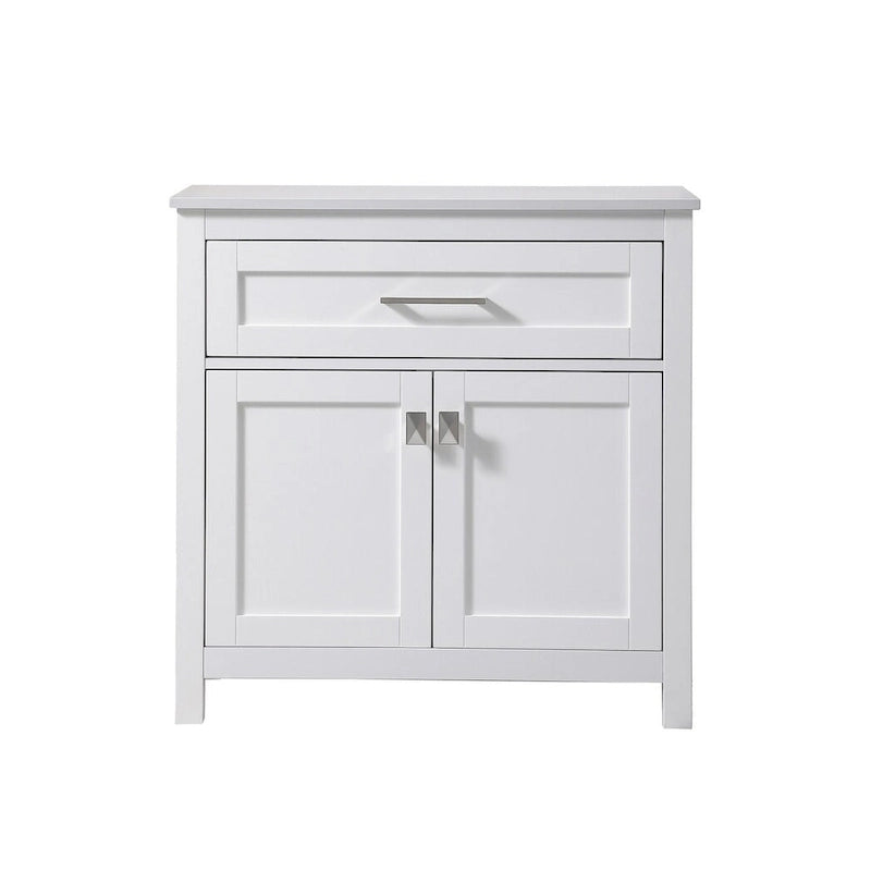 Indigo Home 30 Inch Bathroom Storage Freestanding Cabinet - 30 x 16